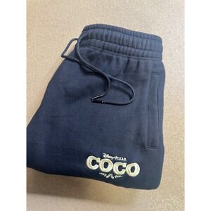 Disney Pixar Coco Shoe Palace Black Sweatpants Joggers La Familia Mens Large
